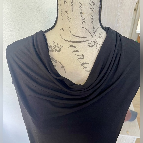 Worthington black cowl neck stretch shell/sleeveless too size 1X - Picture 2 of 3